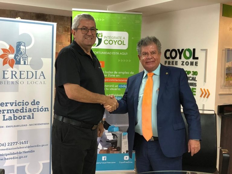 MUNICIPALIDAD DE HEREDIA FIRMA CONVENIO CON ZONA FRANCA EL COYOL