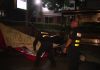 FUERZA PÚBLICA DESPEJÓ BLOQUEO FRENTE A LA UNA EN LA MADRUGADA