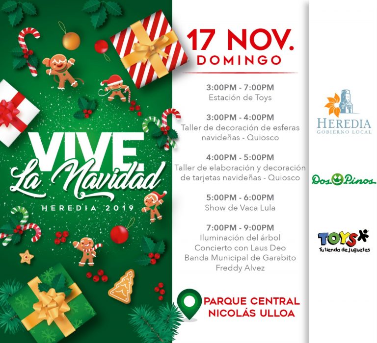 HOY ARRANCA LA TEMPORADA NAVIDEÑA EN HEREDIA