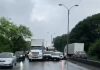 COLISIÓN MÚLTIPLE EN LA PISTA GENERA IMPORTANTE CONGESTIONAMIENTO