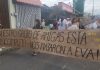 BARVA SE VISTIÓ DE BLANCO Y MARCHÓ CONTRA LA VIOLENCIA