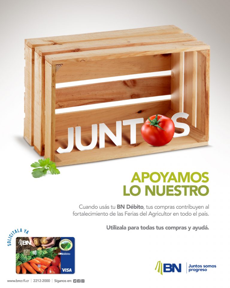BANCO NACIONAL PRESENTA TARJETA BN FERIAS DEL AGRICULTOR