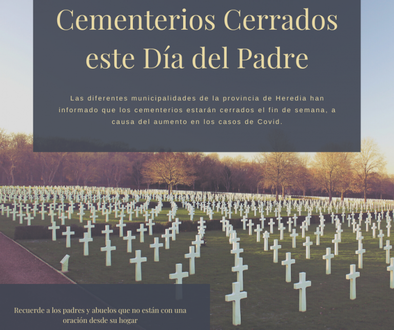 CEMENTERIOS CERRADOS ESTE DÍA DEL PADRE