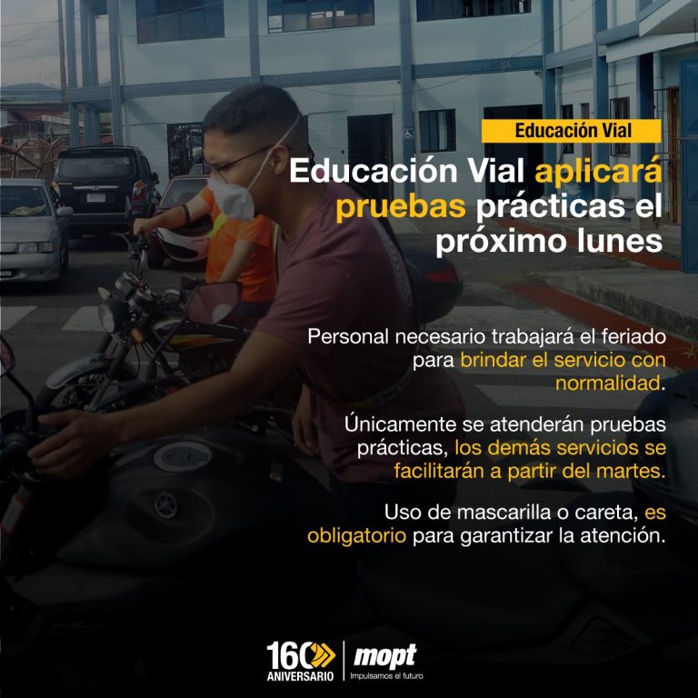 LUNES VUELVEN LAS PRUEBAS DE MANEJO