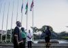 PRESIDENCIA IZA BANDERA PANAFRICANA EN CONMEMORACIÓN DEL MES HISTÓRICO DE LA AFRODESCENDENCIA EN COSTA RICA