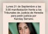 HOY PEDIRÁN JUSTICIA PARA KAROLAY SERRANO CON MANIFESTACIÓN