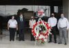 TAXISTAS LLEVAN TRIBUTO A MINISTRO DE SALUD