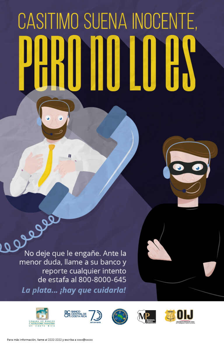 “CASITIMO” ENSEÑARÁ A LOS TICOS A EVITAR FRAUDES