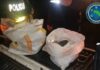 CON SACOS DE PIEDRA ESPERABAN A LA POLICÍA ANOCHE