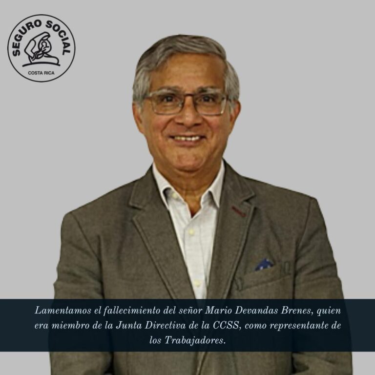 MUERE DIRECTIVO DE LA CCSS MARIO DEVANDAS