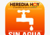 HEREDIA SIN AGUA POR RUPTURA EN TUBO MADRE