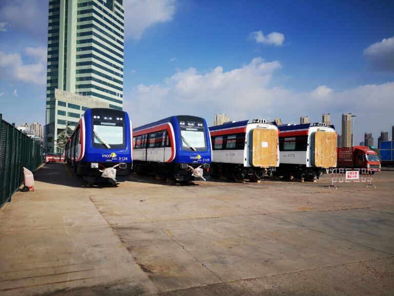 CUATRO TRENES MÁS SALIERON DE CHINA PARA NUESTRO PAÍS