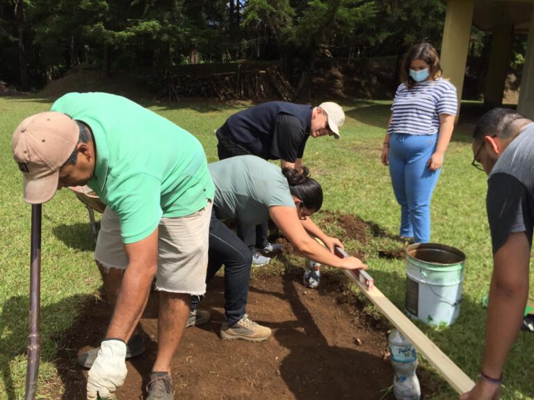CONSTRUYEN  BANQUETAS CON ECOBLOCKS EN ALFA Y OMEGA