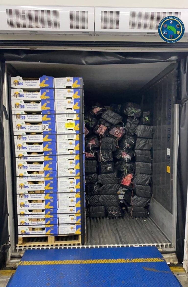 PCD DECOMISA DOS TONELADAS DE COCAÍNA DENTRO DE CONTENEDOR