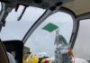 EN HELICÓPTERO TRASLADARON HOY TRES PACIENTES COVID