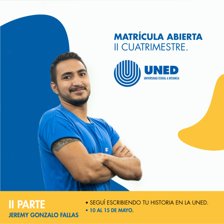 UNED ABRE MATRÍCULA PARA EL SEGUNDO CUATRIMESTRE 2021