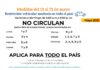 CARROS NO CIRCULARÁN UN DÍA A LA SEMANA Y RESTRICCIÓN PASA A LAS 9 PM