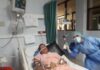 LE CELEBRAN CUMPLEAÑOS EN UNIDAD COVID DEL HOSPITAL