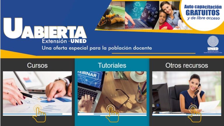 UNED AMPLÍA OFERTA DE CURSOS GRATUITOS PARA DOCENTES Y FAMILIAS