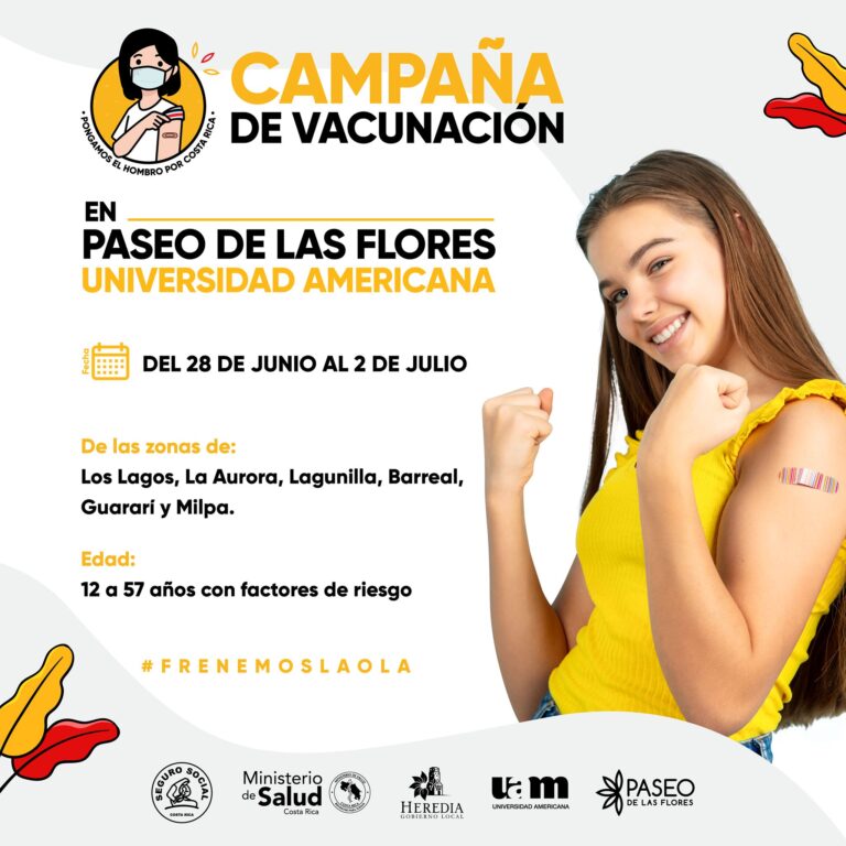 VACUNACIÓN VUELVE A PASEO DE LAS FLORES