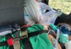 TRASLADAN PACIENTE GRAVE POR COVID DESDE EL SAN VICENTE DE PAÚL