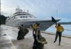 PRIMER CRUCERO CON TURISTAS ARRIBÓ A GOLFITO TRAS 17 MESES DE CIERRE POR PANDEMIA