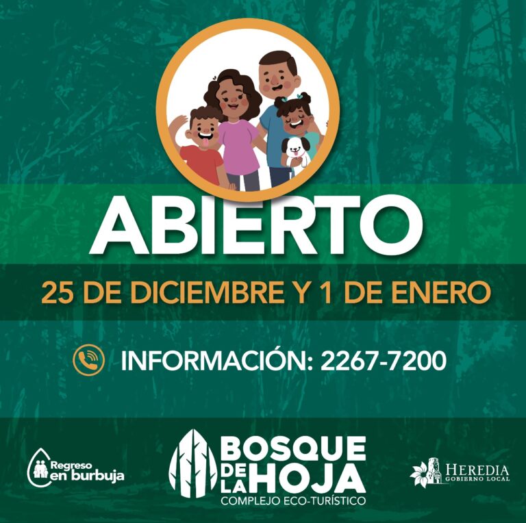BOSQUE DE LA HOJA VUELVE A ABRIR AL PÚBLICO
