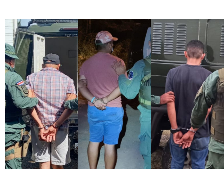 POLICÍA DE FRONTERAS DETIENE A TRES TRAFICANTES DE PERSONAS