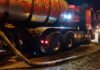 AYA LLEVA AGUA A BOMBEROS PARA ATENDER INCENDIO EN EL COYOL