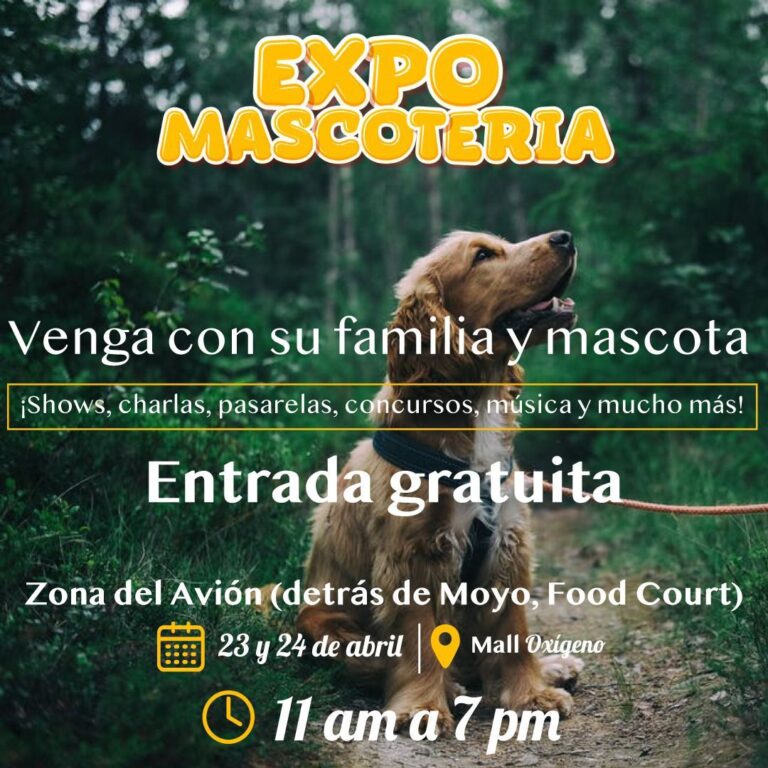 FERIA PARA MASCOTAS EN OXIGENO