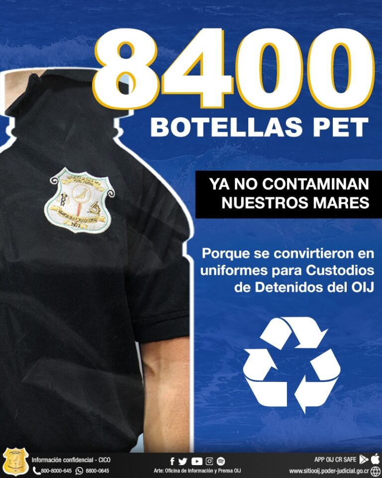 OIJ ESTRENA UNIFORMES HECHOS CON BOTELLAS SACADAS DEL MAR