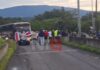 PROTESTAS EN EL COYOL POR PÉSIMO ESTADO DE VÍA