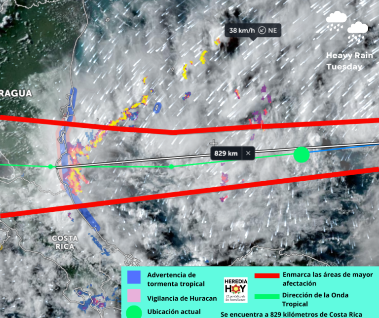 ESTOS SERÍAN LOS LUGARES MÁS AFECTADOS POR LA TORMENTA TROPICAL