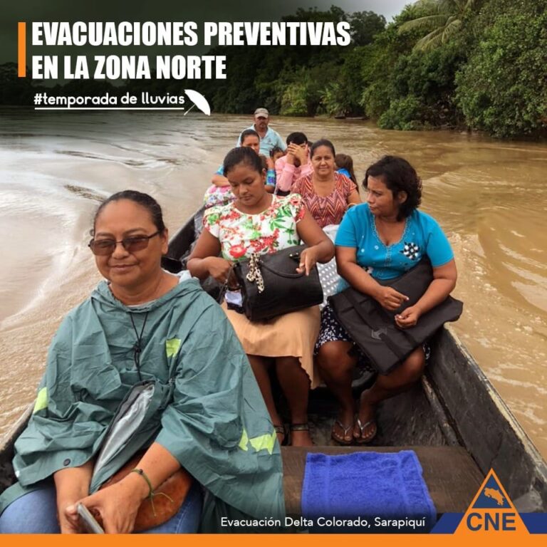 COMUNIDADES DE SARAPIQUÍ EVACUADAS POR PREVENCIÓN
