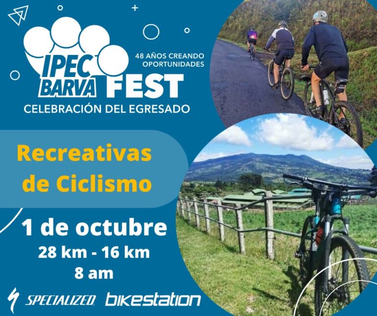 SE VIENE LA RECREATIVA CICLÍSTICA IPEC BARVA