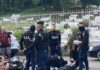 POLICÍA DE FUERZA PÚBLICA ES IMPACTADO POR VEHÍCULO