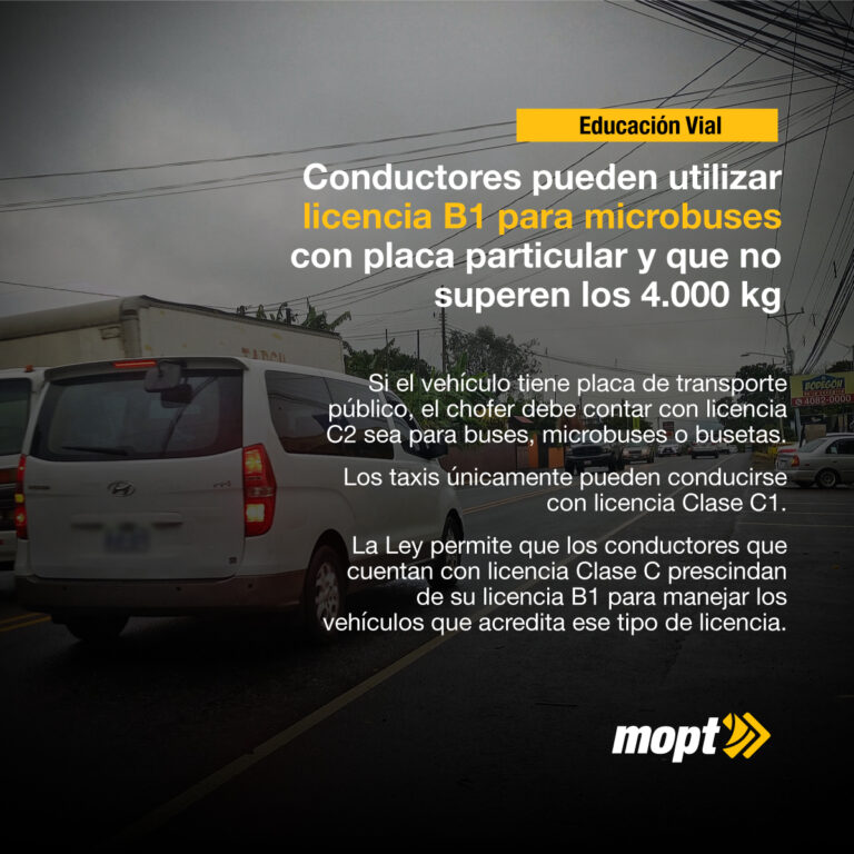 CON LICENCIA B1 PUEDE CONDUCIR MICROBUS PARTICULAR