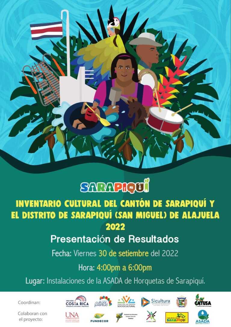 SARAPIQUÍ PRESENTARÁ SU INVENTARIO CULTURAL