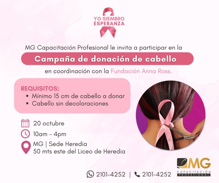 HOY HEREDIANOS PUEDEN DONAR SU CABELLO PARA PERSONAS CON CÁNCER