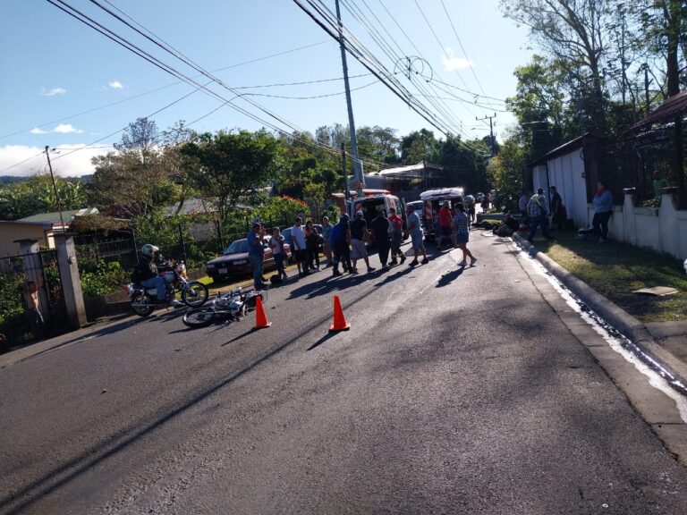 MUERE JOVEN EN CHOQUE DE MOTOS