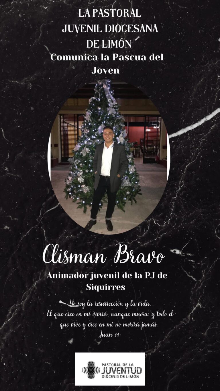 MIEMBRO DE PASTORAL JUVENIL, VÍCTIMA INOCENTE DE BALACERA