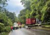 RUTA 32 CON BLOQUEOS Y ACCIDENTES