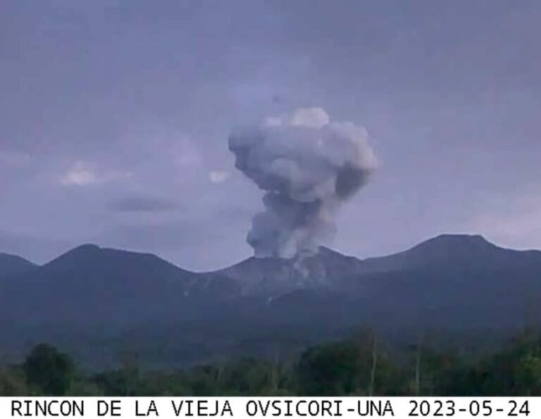 NUEVA ERUPCIÓN DEL RINCÓN DE LA VIEJA