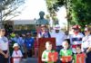 PEQUEÑOS HEREDIANOS RINDIERON HOMENAJE A MANUEL MARÍA GUTIÉRREZ