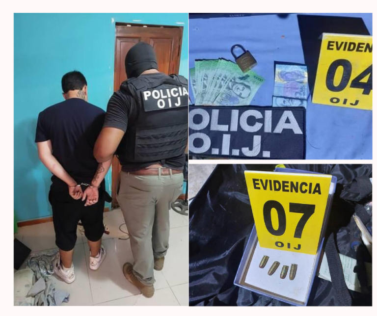 10 DETENIDOS EN 5 ALLANAMIENTOS EN GUANACASTE