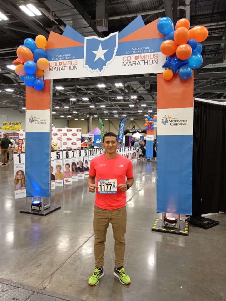 PABLEÑO COMPITE EN LA MARATÓN DE COLUMBUS