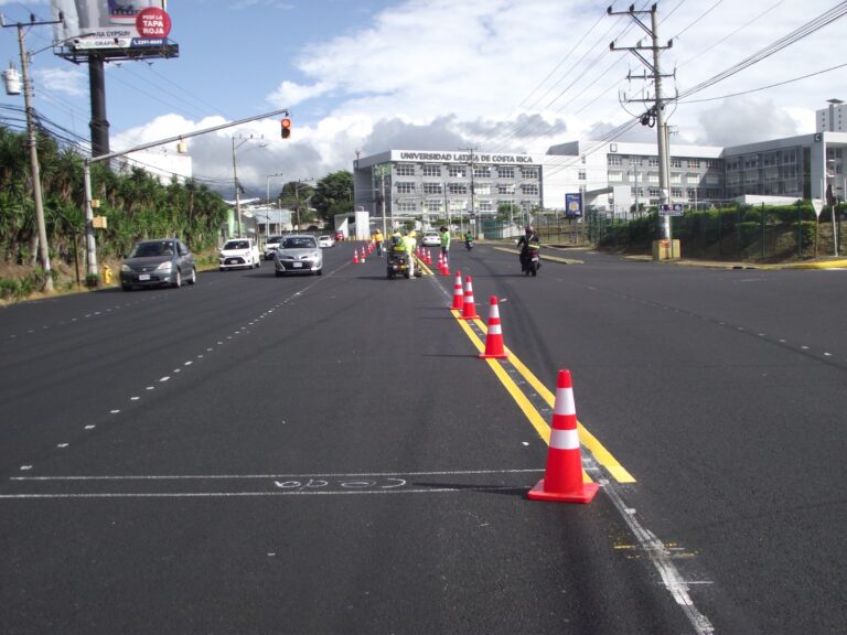 INICIA DEMARCACIÓN EN LA ENTRADA A HEREDIA