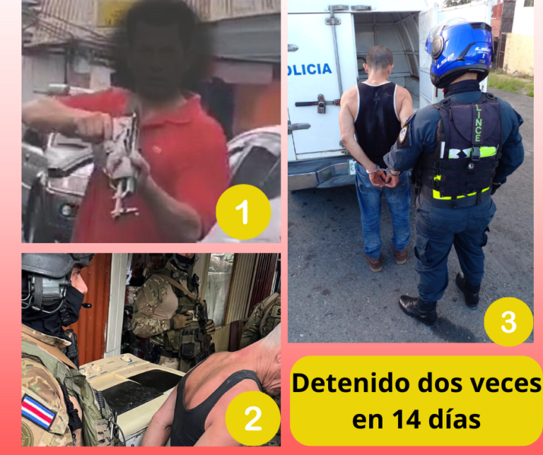 DETENIDO NUEVAMENTE SUJETO QUE AMENAZÓ AGENTES DEL OIJ