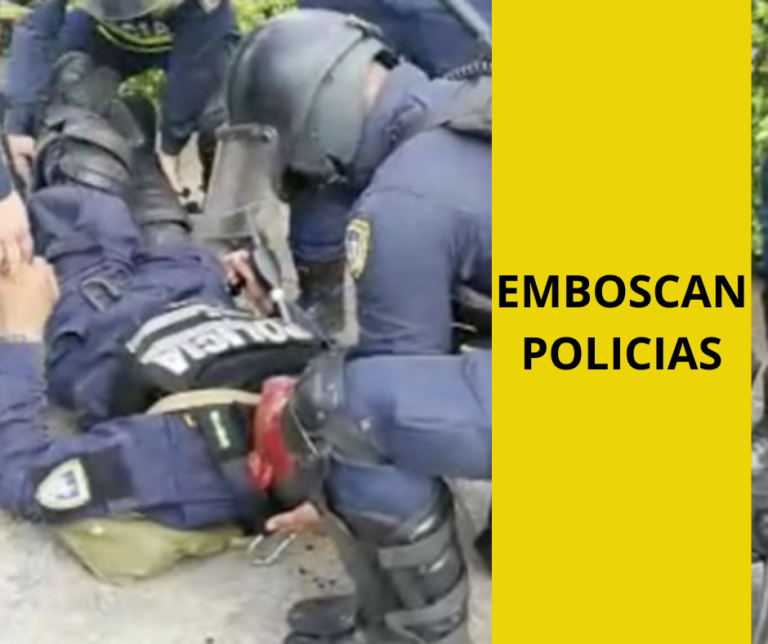 EMBOSCAN POLICÍAS, ASESINAN UNO Y DEJAN HERIDOS DOS MÁS