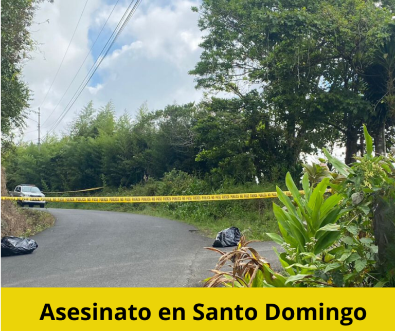 A TIROS MATAN HOMBRE EN SAN LUIS DE SANTO DOMINGO HEREDIA